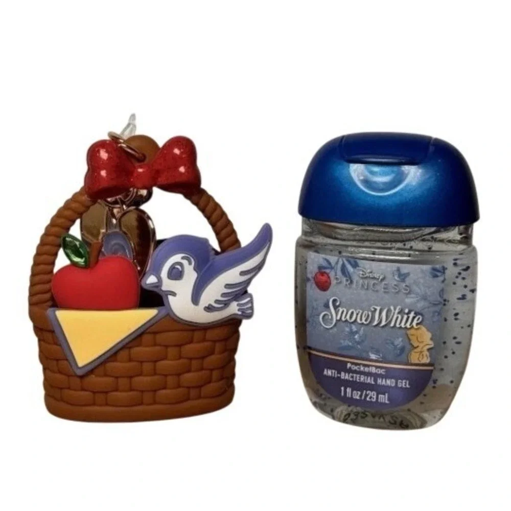 Bath & Body Works Snow White PocketBac w/1 sanitizer Apple Basket Bird Princess‎